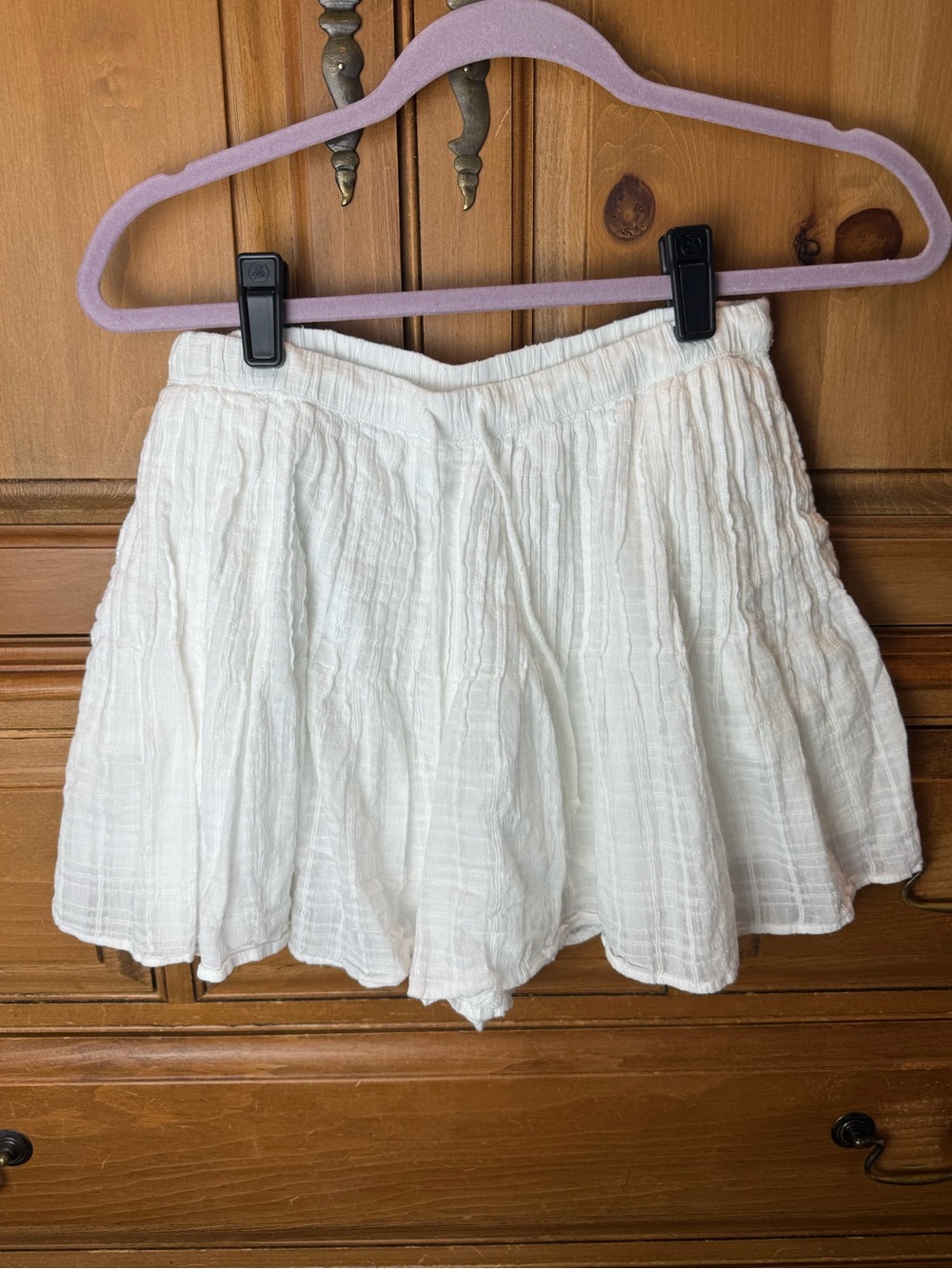 American Eagle White Mini Shorts